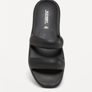 Old Navy Women's Black Slide Sandals